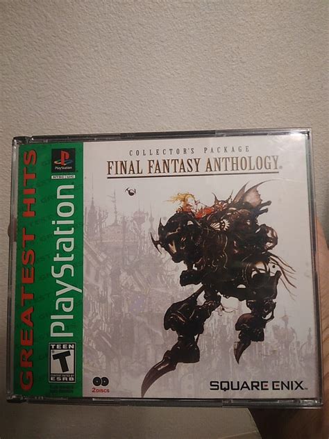 Final Fantasy Anthology Sony Playstation 1 Ps1 Ff5 And Ff6 Excellent