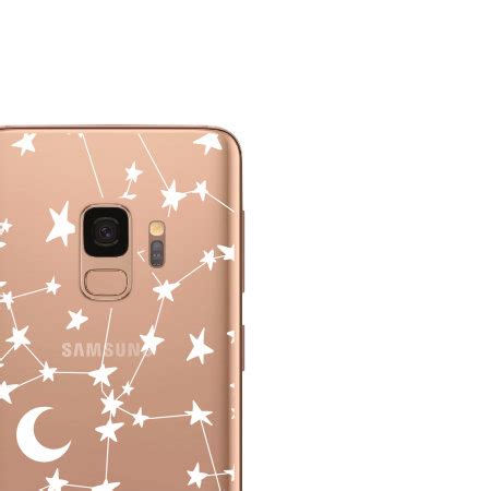 Lovecases Samsung Galaxy S Gel Case White Stars And Moons