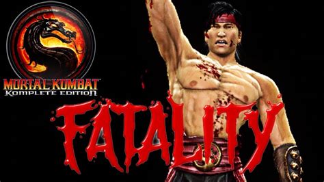 All Liu Kang Fatalities Mortal Kombat Youtube