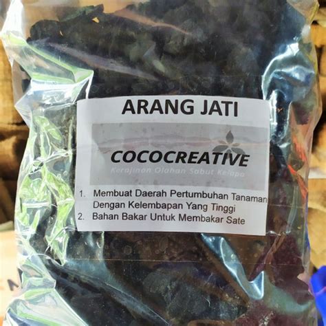 Jual Arang Kayu Jati Gr Media Tanam Anggrek Arang Sate Kab