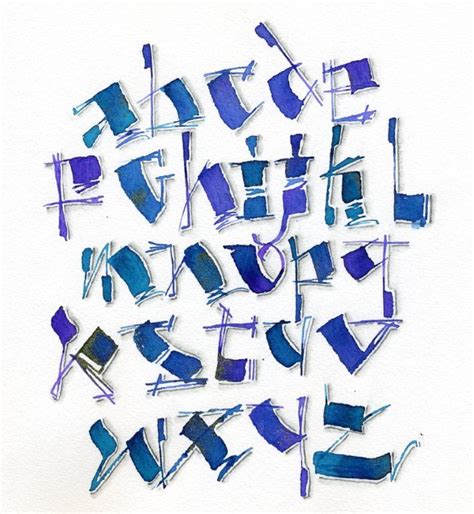 Calligraphy Thea Lynn Paul Typography Alphabet Lettering Alphabet