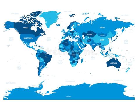 世界地图 — 深色背景上的绿色色调 国家、资本、海洋和 向量例证 插画 包括有 亚马逊 聚会所 181817830