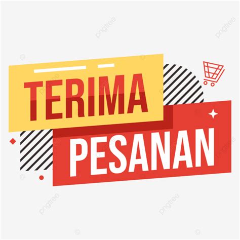 desain simbol terima pesanan terima pesanan menerima pesanan desain