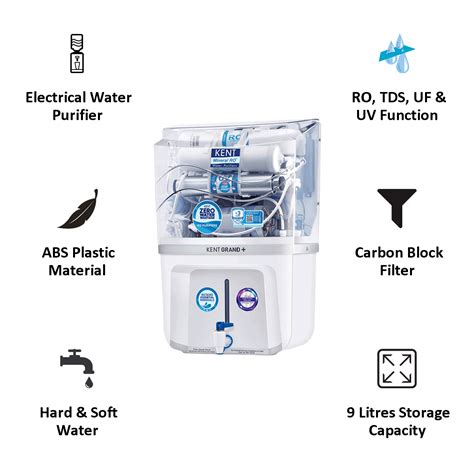 Buy Kent Grand Plus Rouvuftds Electrical Water Purifier Safe And