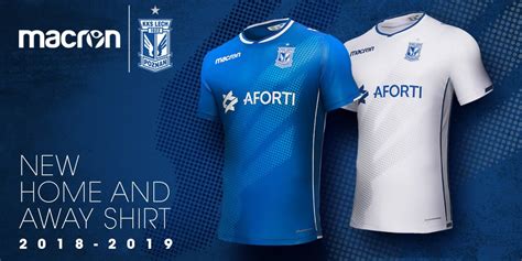 Macron Lech Poznan Home And Away Kits Released Footy Headlines