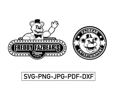 Fnaf Svg Pack Five Nights At Freddys Freddy Bonnie Chica Foxy