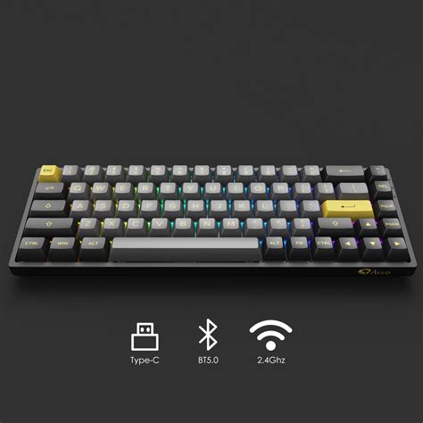 Buy Akko Black Gold B Plus Key RGB Hot Swappable Mechanical Gaming Keyboard G