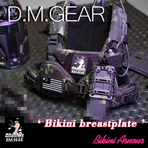 Dmgear Tactical Bikini Armor Vest Women Protect Cosplay Plate Carrier Molle Lady Sexy Military