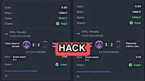 Incroyable Comment Gagner Au Score Exact Facilement Sur Fifa Penalty