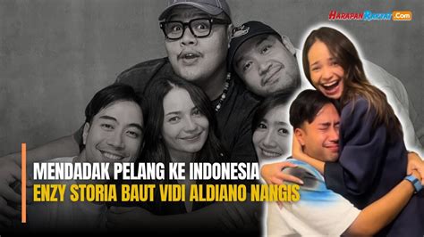 Enzy Storia Mendadak Pulang Ke Indonesia Buat Sahabat Menangis Haru