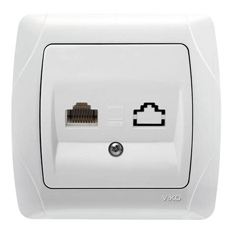 РОЗЕТКА ИНТЕРНЕТ RJ45 БЯЛА CARMEN | Mr Bricolage | Oferta.bg