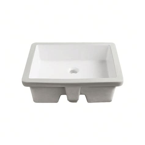 Deervalley Dv 1u201 Ursa Rectangular Undermount Bathroom Sink 20