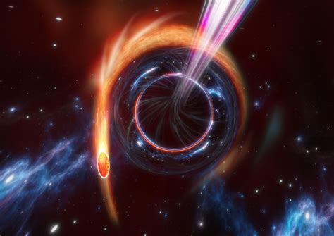 Mysteriously bright flash is a black hole jet pointing straight toward ...