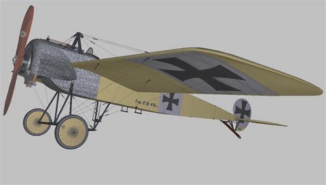 Fokker E3 3D Model - 3DHunt.co