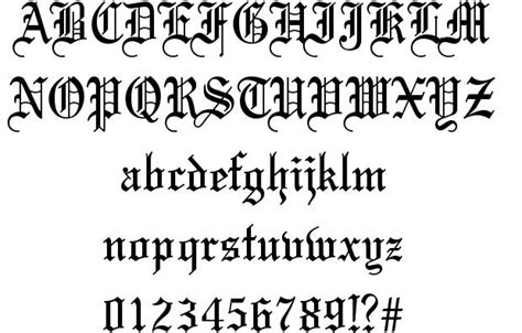 7 Old English Cursive Fonts Images - Fancy Cursive Tattoos, Old English ...