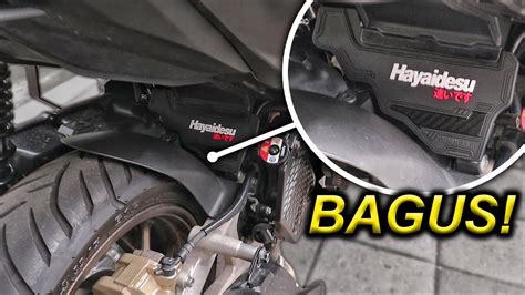 Pasang Mudflap Hayaidesu Di Vario 160 Tutorial Youtube