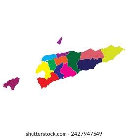 east timor map