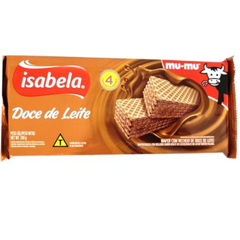 Wafer Isabela Doce De Leite MuMu 100g Supermercado Industrial