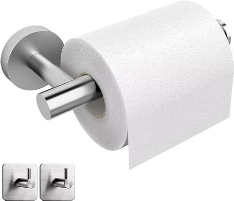 JMZOXLB Portarrollos de papel higiénico cromado para montar en la pared