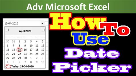 Use Date Picker In Excel Cell Printable Timeline Templates