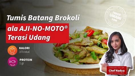 Jangan Buang Batangnya Bikin Aja Jadi Tumis Batang Brokoli Ala