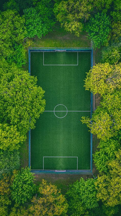 1080p Free Download Football Field Football Field Trees Aerial