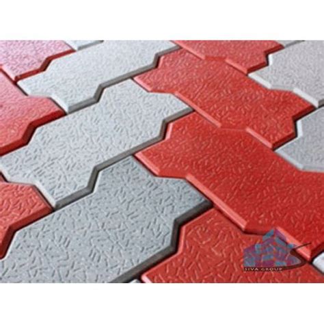 Cement Zig Zag Interlocking Tile Size Medium Thickness 60 80mm At