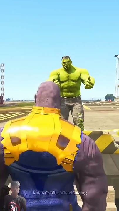 Slap Fight Hulk Vs Dragon Vs Venom Vs Thanos Shorts Gta5 C Youtube