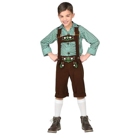 Lederhosen Met Blouse Kostuum Kind Tirolerkleding Net