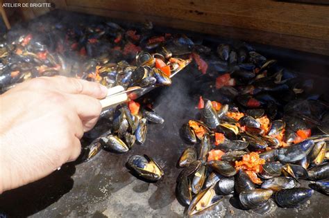 Moules au Chorizo à la Plancha Atelier de Brigitte cuisine recettes