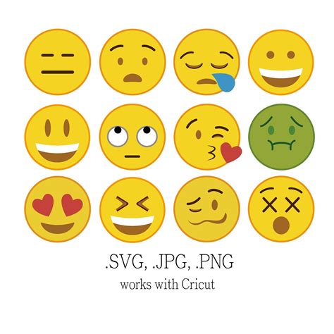 Emoji Svg Free Cricut