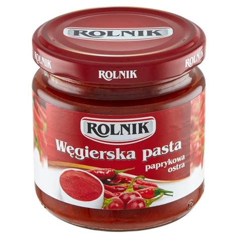 Rolnik W Gierska Pasta Paprykowa Ostra Ml Rolnik Sklep Empik