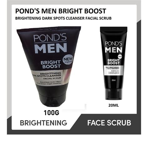 Jual Ponds Men Facial Wash Bright Boost Brightening Dark Spots Cleanser