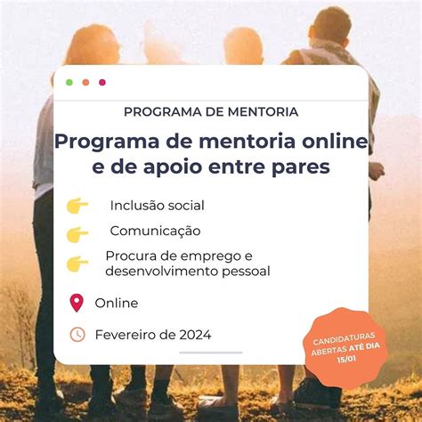 Programa De Mentoria Online E De Apoio Entre Pares