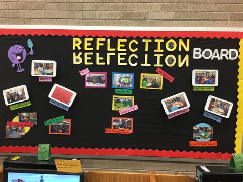 Reflection Board School Library Reflection Library