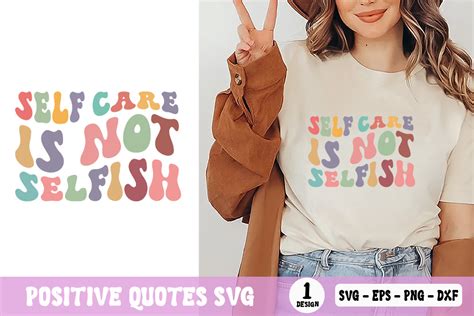 Self Care Is Not Selfish Retro SVG Graphic By Moslem Graphics