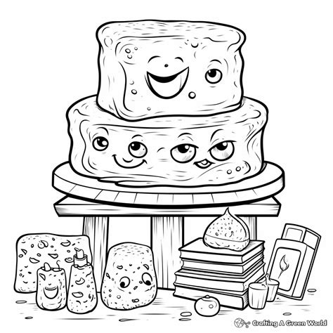 Smore Coloring Page