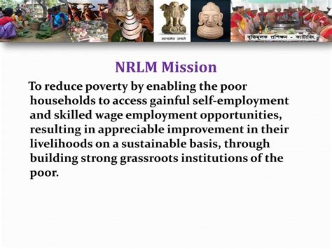 Ppt National Rural Livelihoods Mission Nrlm Powerpoint Presentation