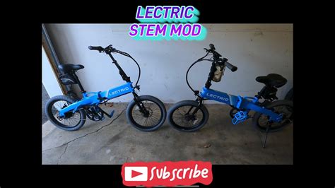 Lectric Ebike Handlebar Stem Mod Youtube