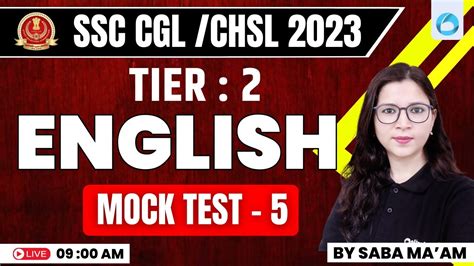 Ssc Cglchsl Mains 2023 Exam Preparation English Mock Test 5 By