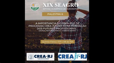 Palestra 5 A importância do CREA e do Programa CREA Jr na formação