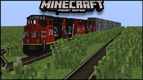 Use Command Block To Make A Working Train In Minecraft Pe No Addon