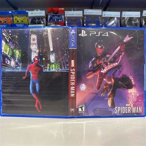 Игра "Spider Man / Человек паук" PS4 - Кастомная обложка для диска ...