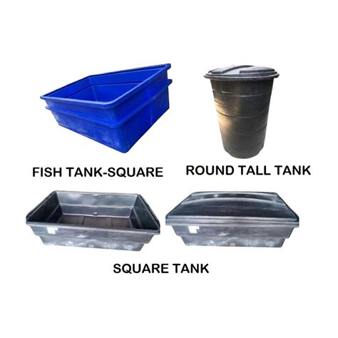 HDPE POLY TANK / SQUARE TANK / ROUND & TALL TANK / FISH TANK | Shopee ...