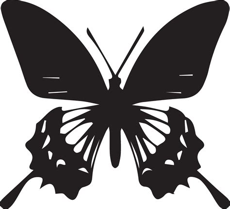 Butterfly vector silhouette illustration 4 34053674 Vector Art at Vecteezy