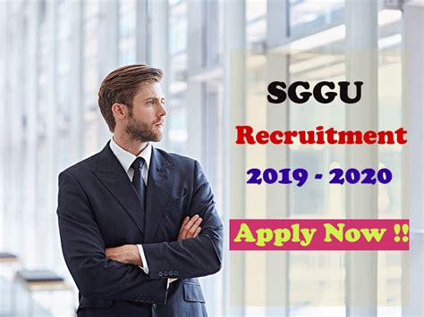 Shri Govind Guru University Recruitment and Jobs @ sggu.ac.in