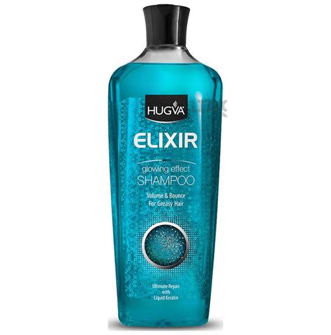 Hugva Elixir Shampoo for Greasy Hair: Buy bottle of 600.0 ml Shampoo at ...