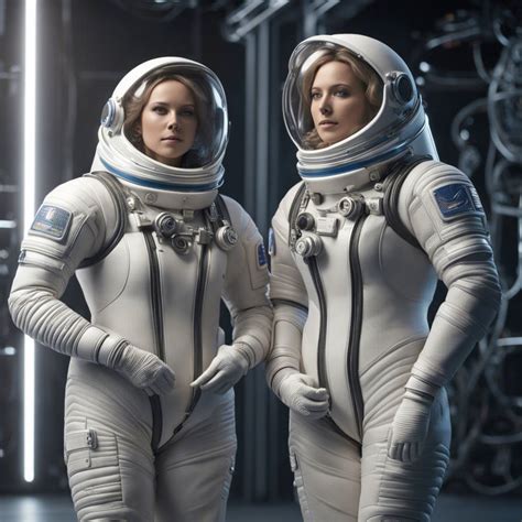 Two Lesbian Cosmonaut In Tight Suit by GLACIUSARTIC95KL on DeviantArt