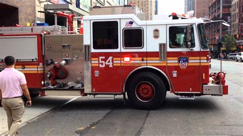 Brand New Fdny Engine High Pressure Pumper Responding From Quarters