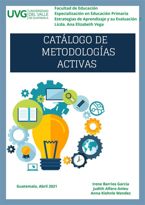 Cat Logo De Metodolog As Activas By Maria Judith Alfaro Anleu Issuu